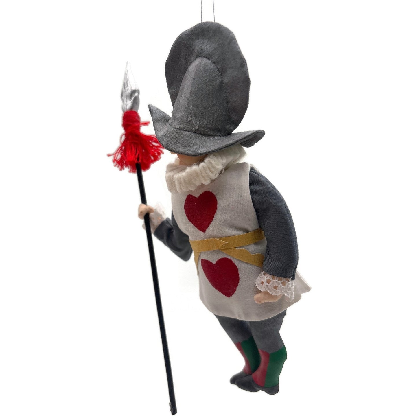 Gladys Boalt Palace Guard Alice in Wonderland Fabric Christmas Ornament Signed