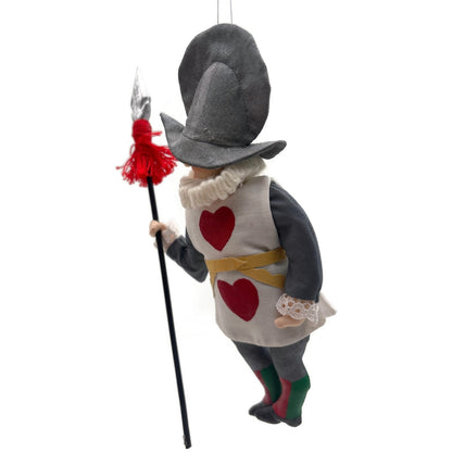 Gladys Boalt Palace Guard Alice in Wonderland Fabric Christmas Ornament Signed