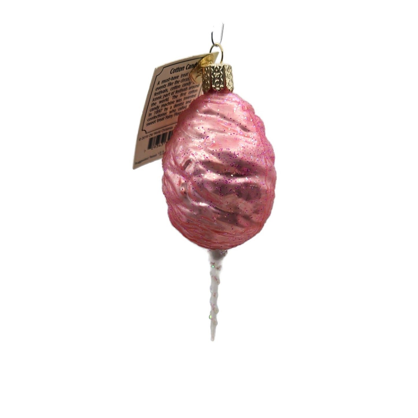 Old World Christmas Cotton Candy Pink Christmas Holiday Tree OWC 32408 Ornament