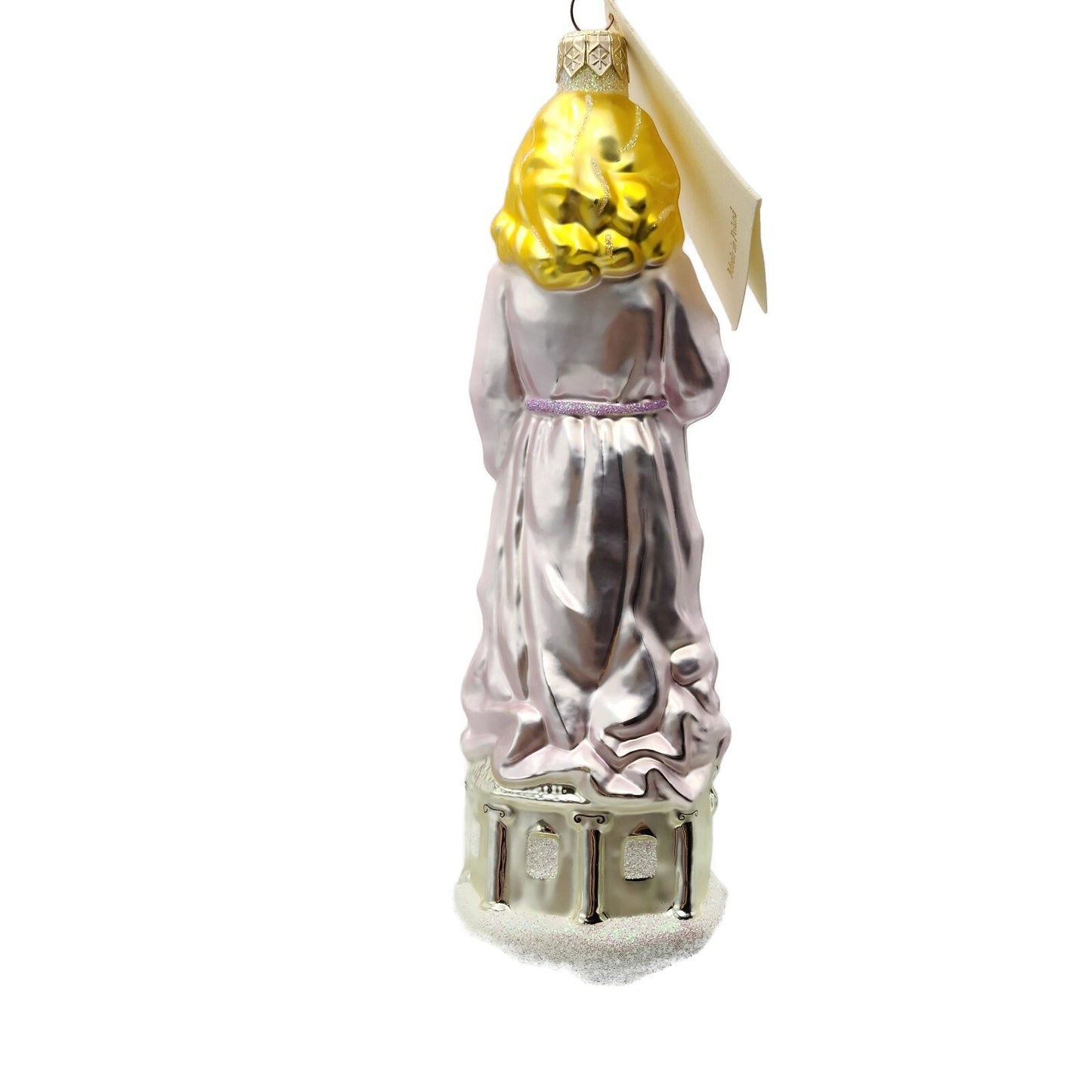 Patricia Breen Saint Barbara Lavender OOAK Complimentary Christmas Tree Ornament