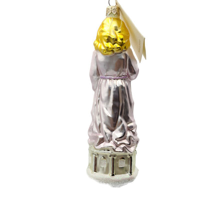 Patricia Breen Saint Barbara Lavender OOAK Complimentary Christmas Tree Ornament