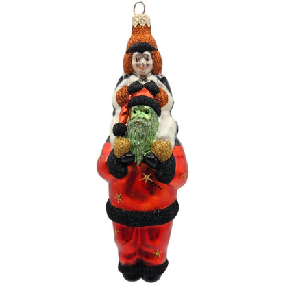 Patricia Breen Carry Me Santa FrankenSanta Dracula Jr Halloween Ornament 98030