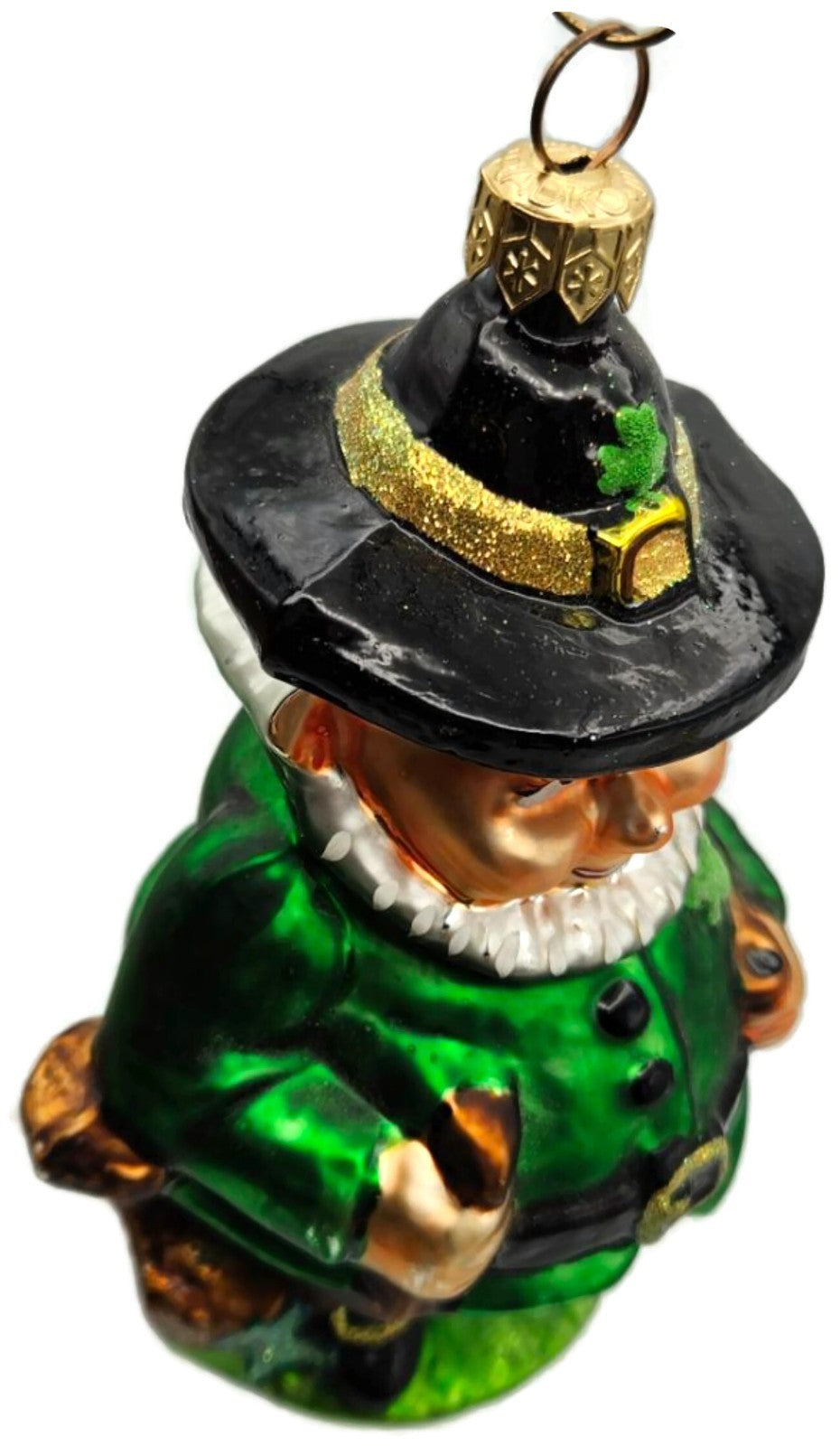 Christopher Radko Tall N Stout O'Leary As Green St Patrick Day Ornament 98-288-08