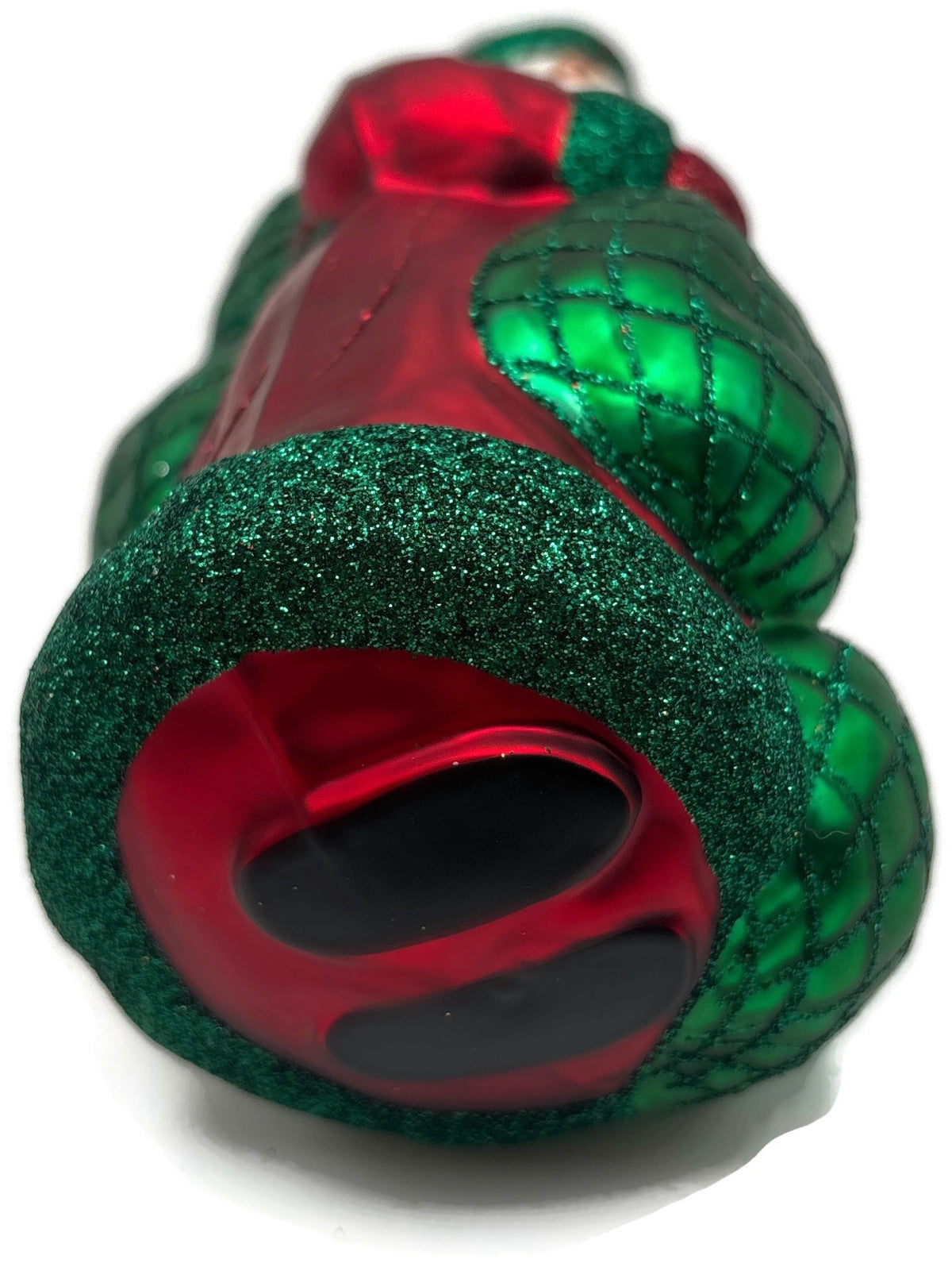 Patricia Breen 2000 Laden With Love Red Green Santa Christmas Ornament 98268