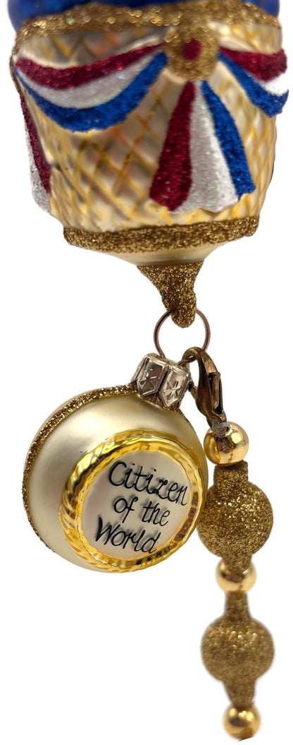 Patricia Breen Citizen of the World Hot Air Balloon Christmas Ornament 2000NM9