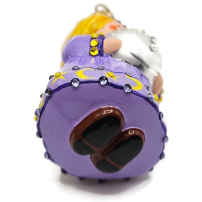 Patricia Breen A Bright Future Violet Moon Stars Purple Halloween Ornament 29049