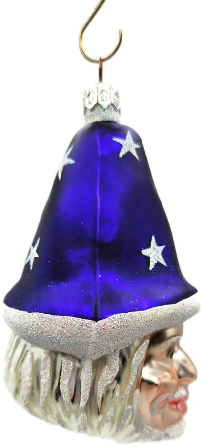 Patricia Breen Witch Hazel Wizard Purple Moon Halloween Christmas Ornament 98479