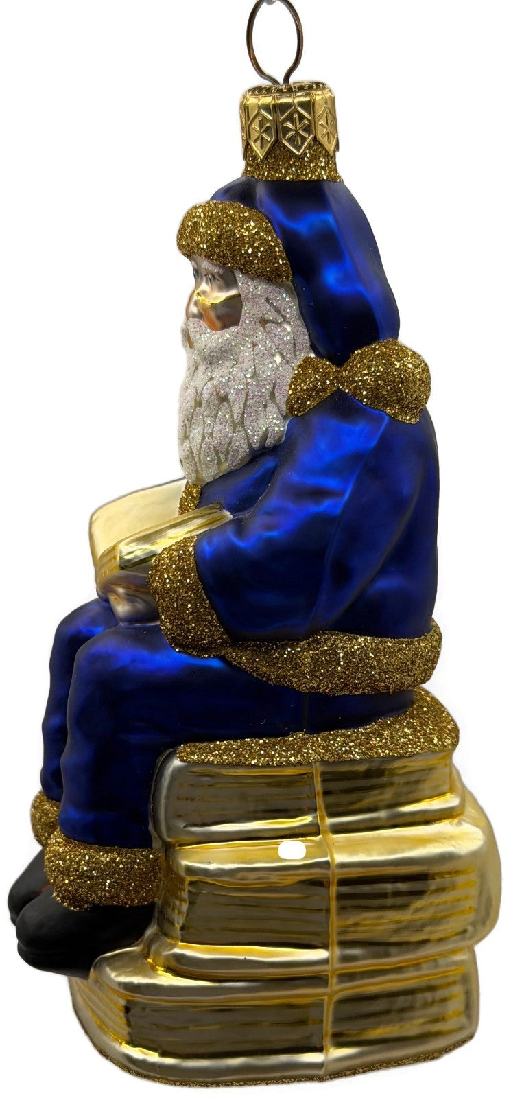 Patricia Breen Santa Reads Romeo Juliet Shakespeare Christmas Tree Ornament 99316