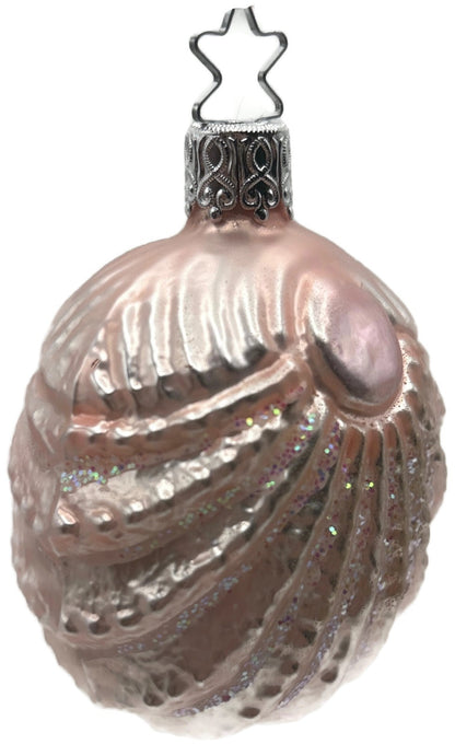 Inge-Glas OWC 3623 Pink Sea Shell German Glass Christmas Ornament Star Crown4