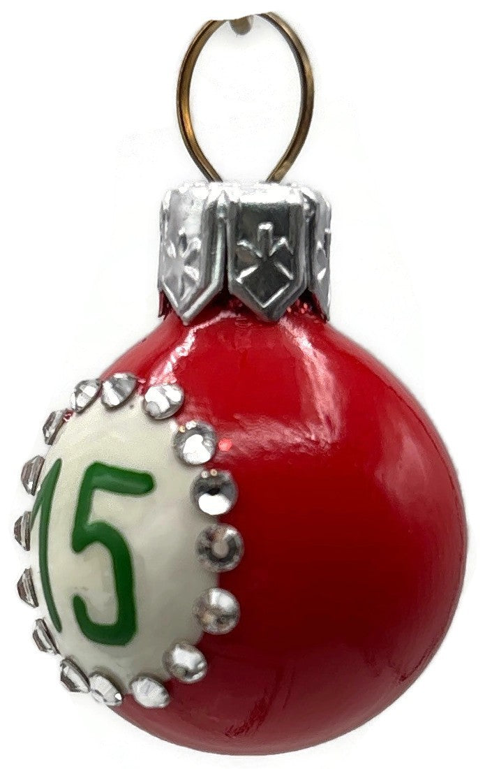 Patricia Breen Anniversary Ball 15 Red Micro Mini Christmas Ornament HCB 28767