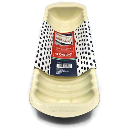 Nordic Ware Ribbed Non Stick 4 Cup Decorative Loaf Pan Bakeware Holiday Dessert3