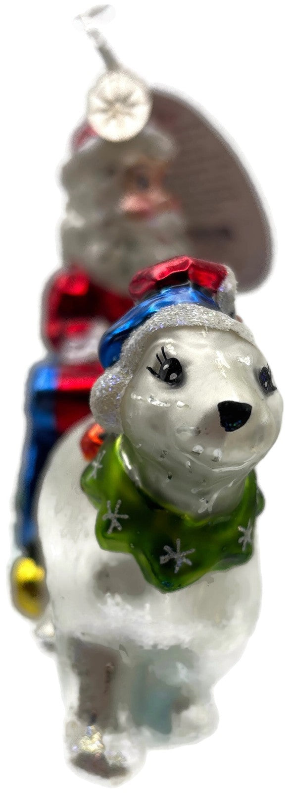Christopher Radko Nordic Rider Santa 20th Anniversary Ornament 2005 10111876
