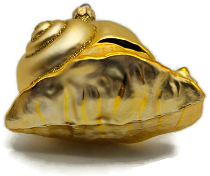 Patricia Breen Escargot Gold Matte Snail Nautical Summer Christmas Ornament 97126