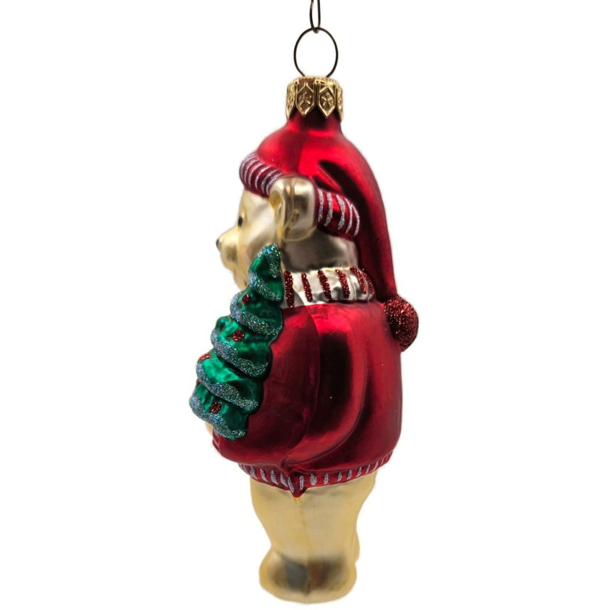 Patricia Breen Papa Bear Red Glittered Ornaments Christmas Tree Ornament 96385