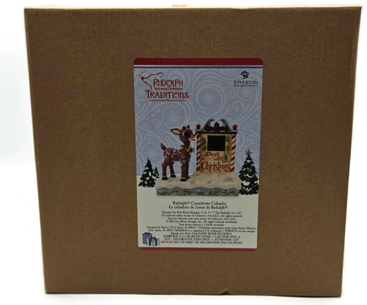 Jim Shore Traditions Rudolph Red Nosed Reindeer Countdown Winter Calendar11