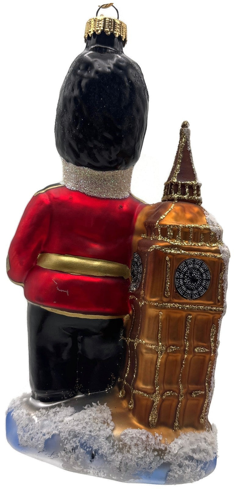 Krebs Glas Lauscha London Santa Guard And Big Ben Glass Christmas Tree Ornament4