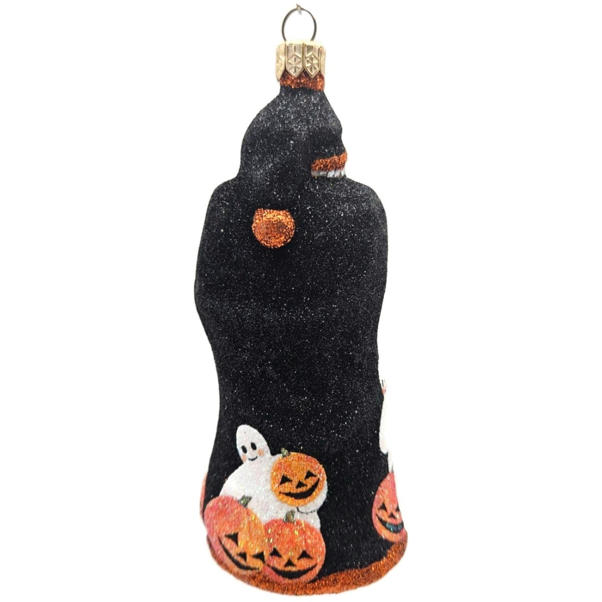 Patricia Breen Redoute Santa Halloween Black Pumpkins Christmas Ornament 21256