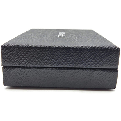 Prada Teddy Bear Keychain Bag Charm Beige Black Saffiano Leather w/ Crystals Box9