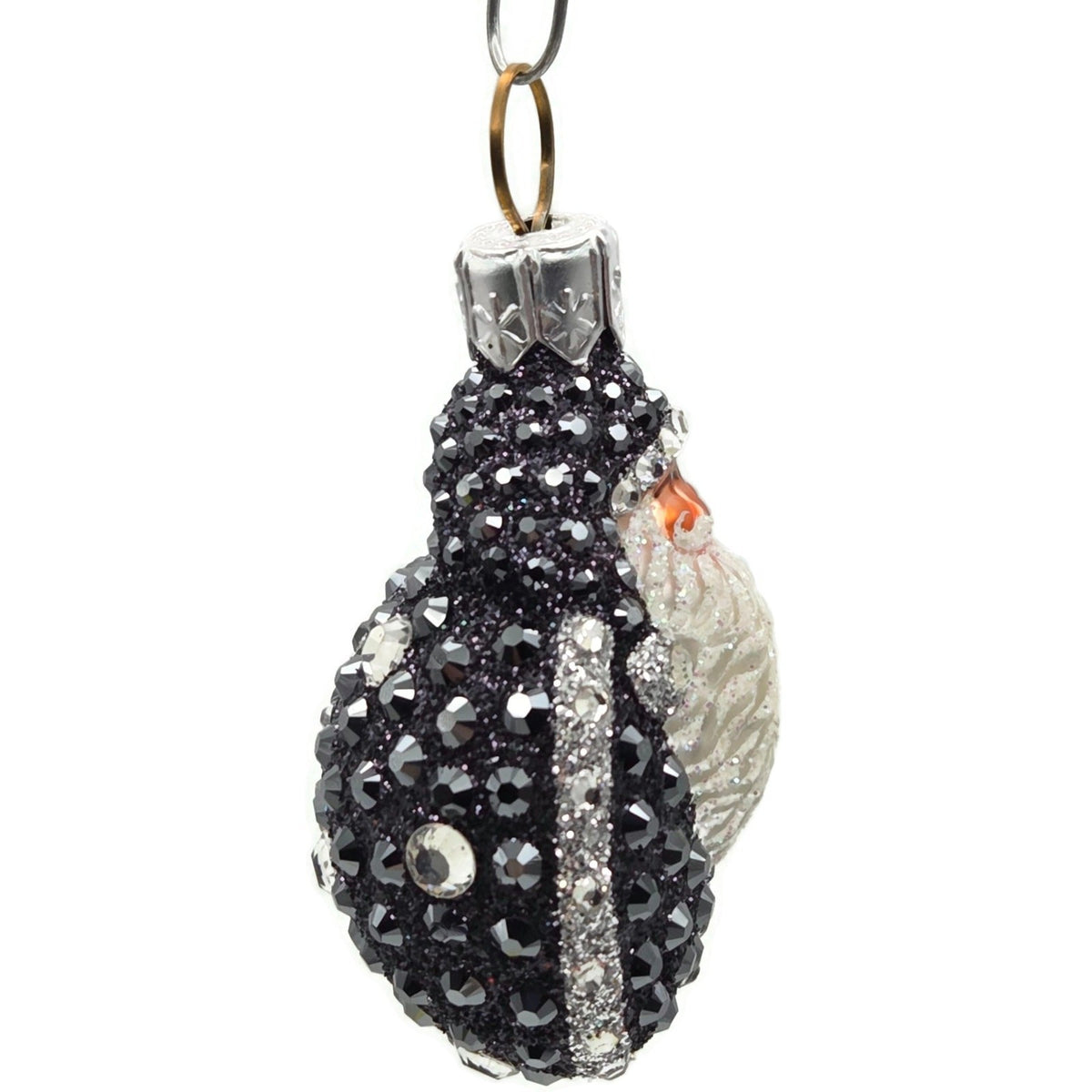 Patricia Breen Ladybug Noel Black Jeweled Polka Dots Christmas Ornament 25276