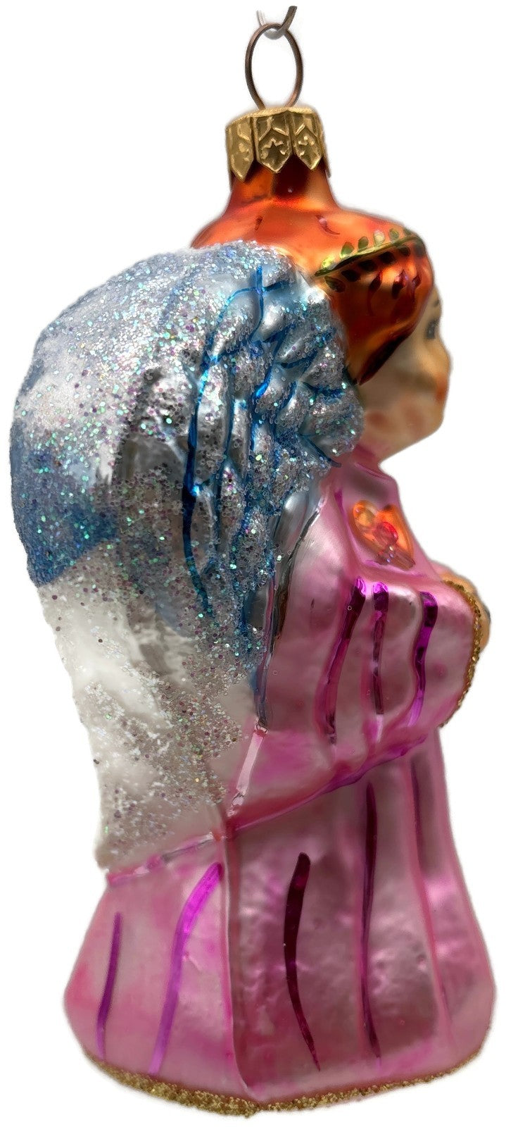 Christopher Radko On Wings of Hope Pink Angel Christmas Tree Ornament 95 SP 102
