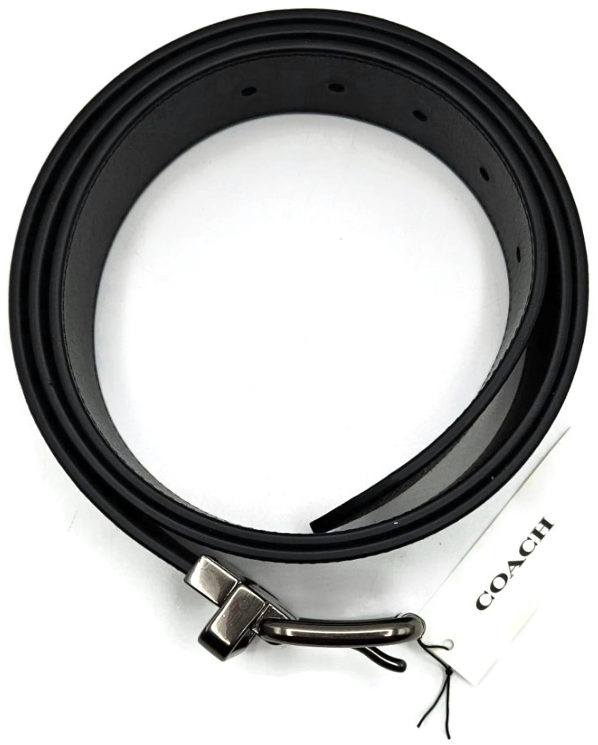 Coach x Jean Michel Basquiat Famous Reversible Black Leather Belt 38mm Sz 42 NWT1