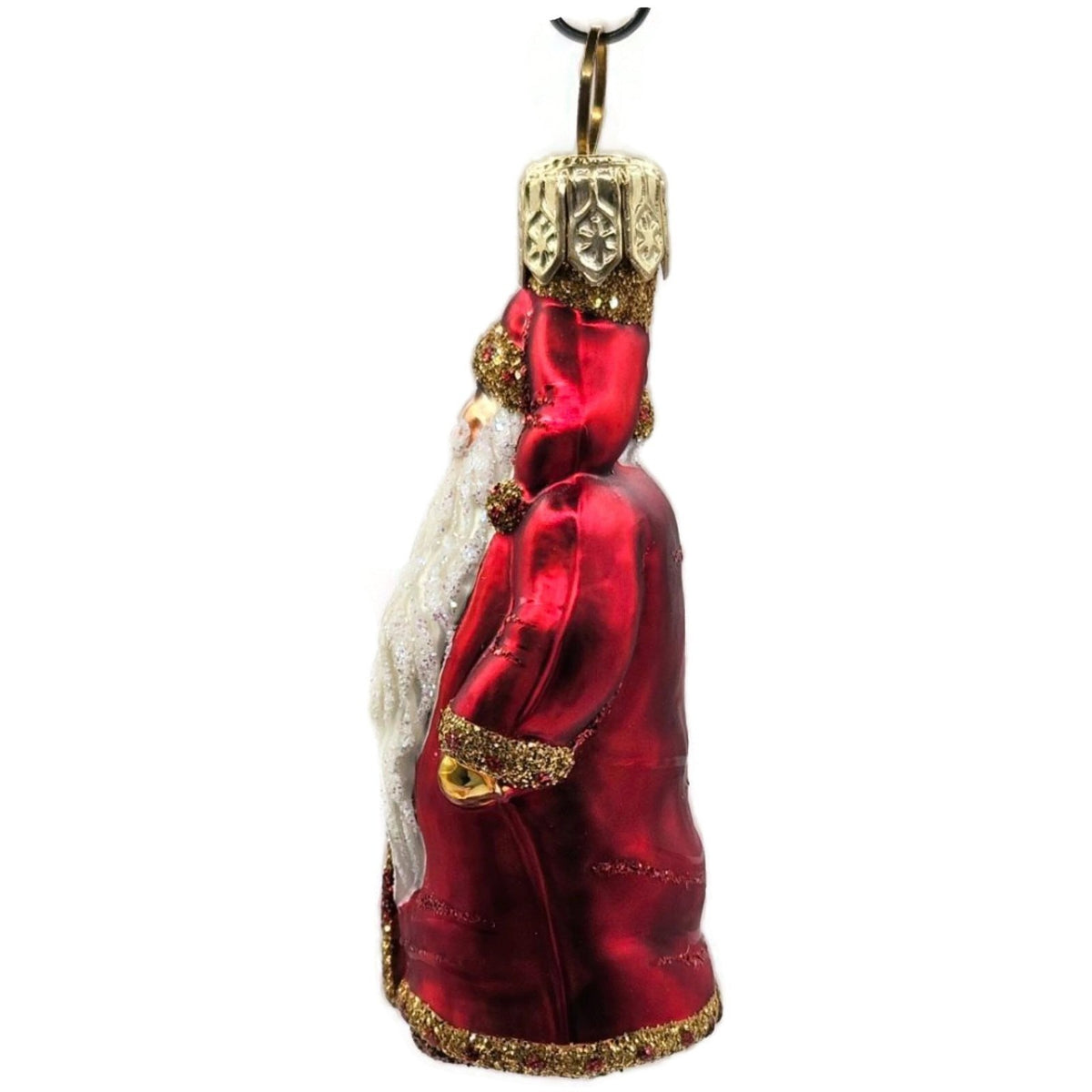 Patricia Breen Miniature Candy Cane Santa Red Micro Mini Christmas Ornament 22934