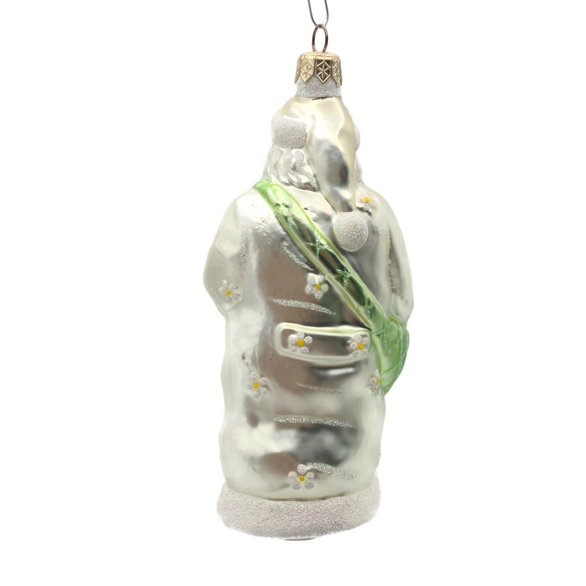 Patricia Breen Santa of the Daisies Pearl Spring Holiday Christmas Ornament 98995