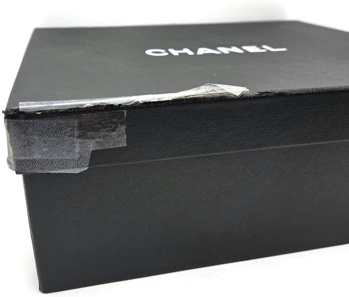 Chanel CC Low Top Sneakers Black Leather Platform Athletic Shoes Women Size 40.518
