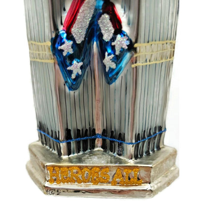 Christopher Radko Heroes All Twin Towers 9/11 NYC Patriotic Ornament 01 1099 011