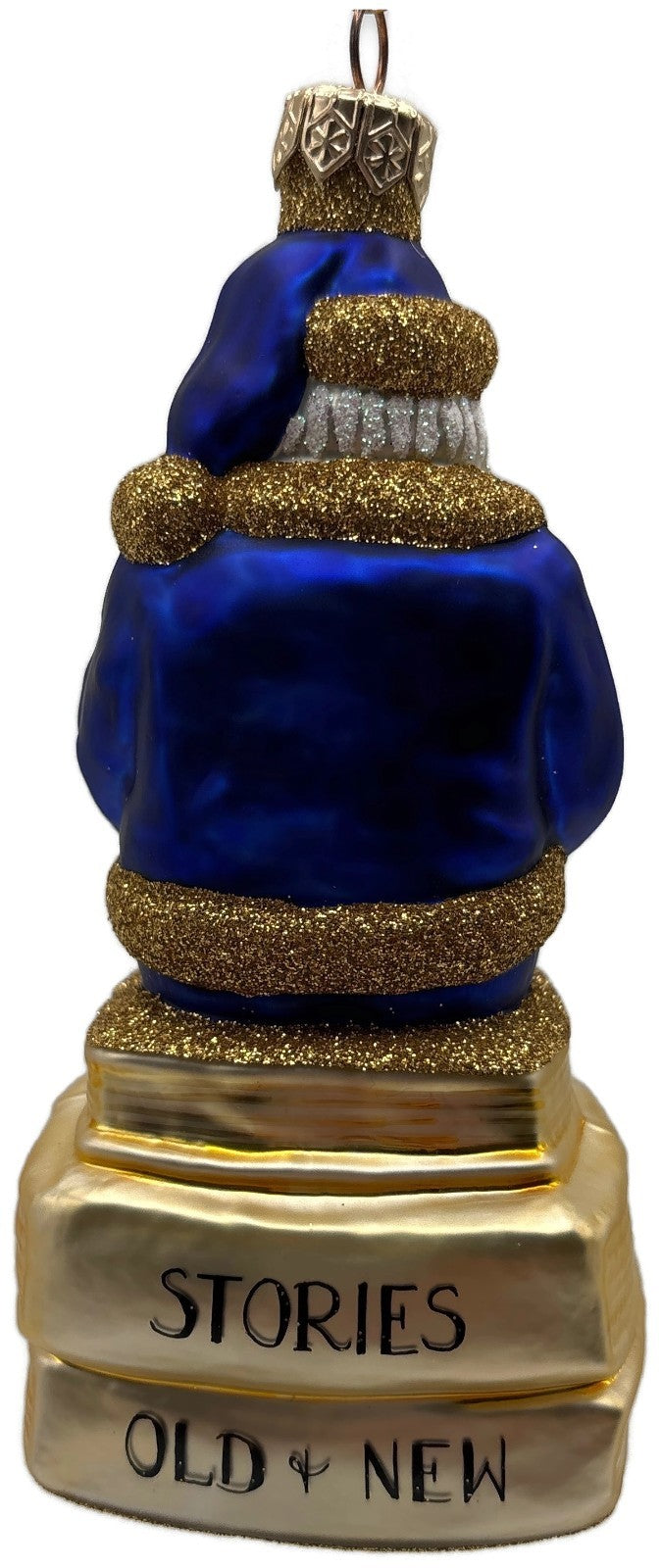 Patricia Breen Santa Reads Blue Stories Old And New Christmas Tree Ornament 99314