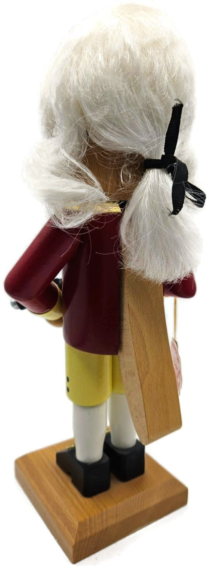 Christian Steinbach Nutcracker Flute Player 1993 German Wood Vintage Signed5