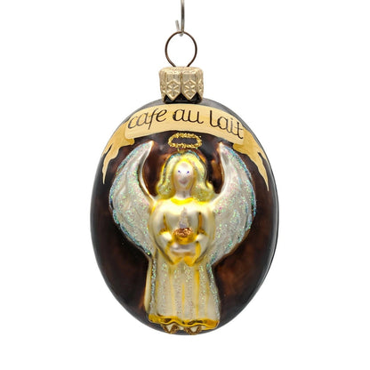 Patricia Breen Coffee Bean Angel Brown Cafe au Lait Christmas Tree Ornament 99060