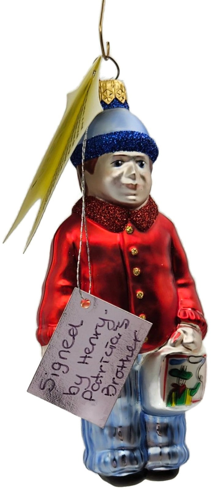 Patricia Breen Henrys First Day Of School Red Signed Christmas Ornament 97192
