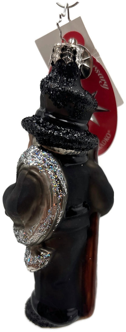 Christopher Radko Lucky Sweep 20th Anniversary Black Christmas Ornament 10120706