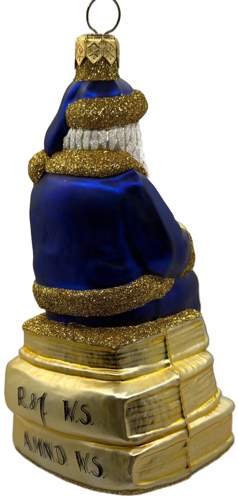 Patricia Breen Santa Reads Romeo Juliet Shakespeare Christmas Tree Ornament 99318