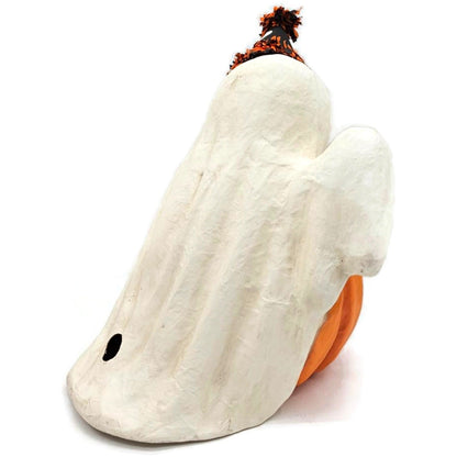 Bethany Lowe Ghost Boo Jack o lantern Halloween Paper Mache Table Top Decor3