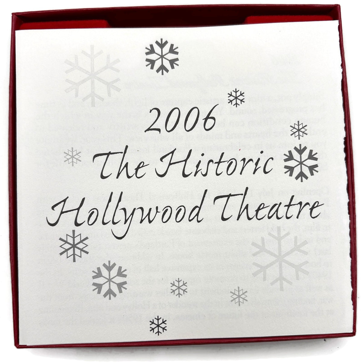 Portland Ornament The Historic Hollywood Theatre Gold Plated Christmas 200611