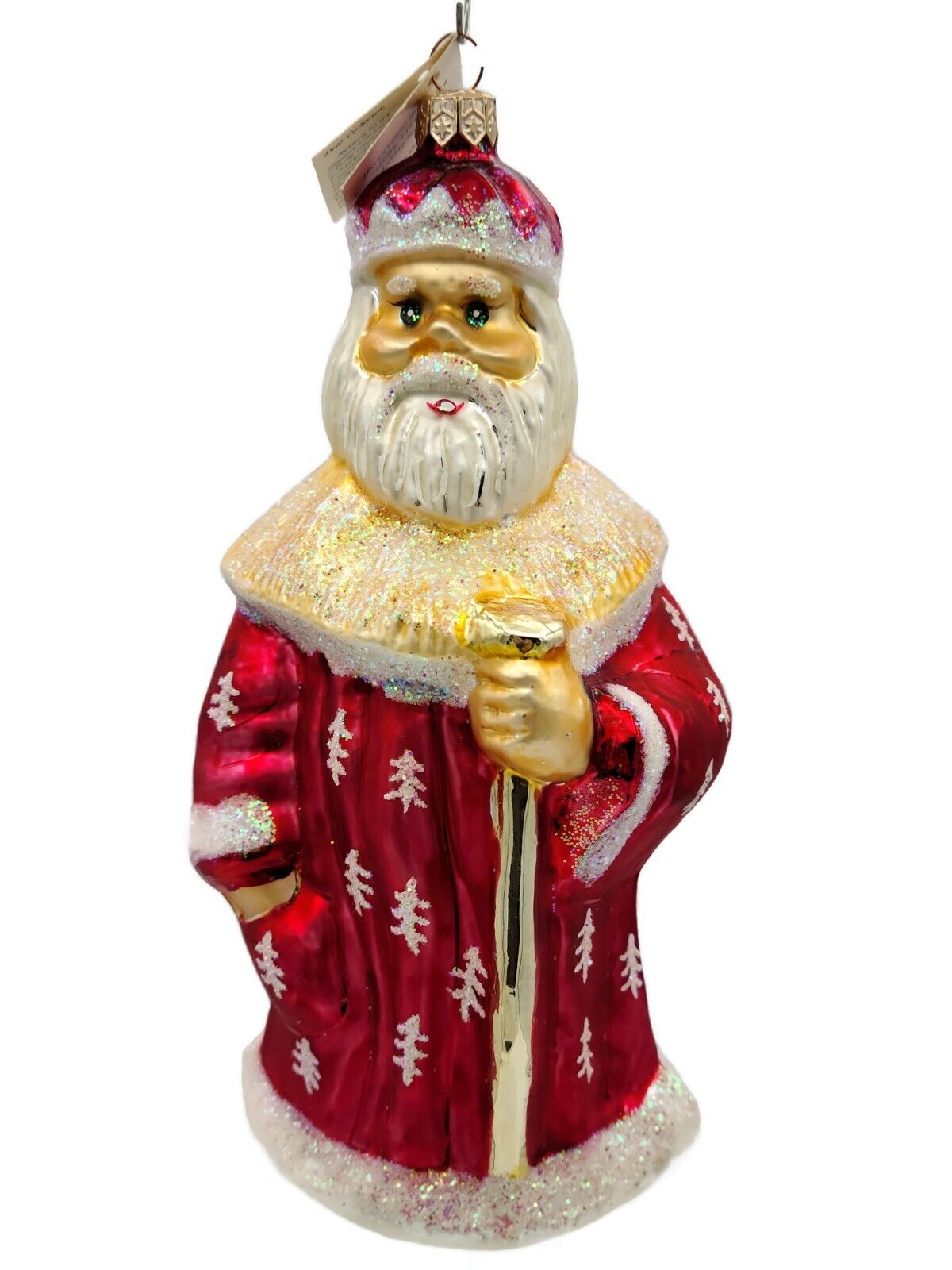 Christopher Radko Christmas King Red Robe Holiday Tree Ornament  96-147-0