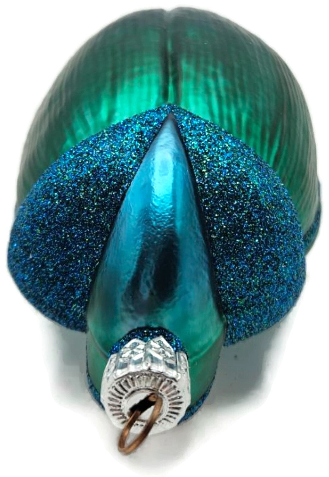 Patricia Breen Scarab Santa Claus Turquoise Bug Spring Christmas Ornament 2000NM10