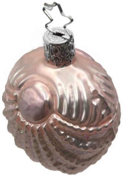 Inge-Glas OWC 3623 Pink Sea Shell German Glass Christmas Ornament Star Crown7