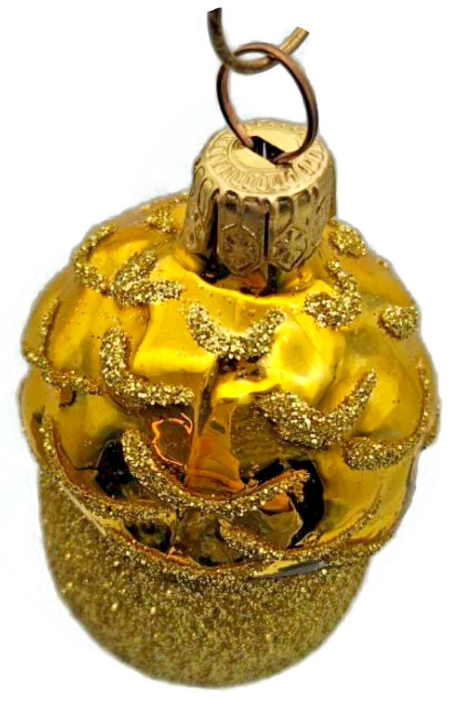 Patricia Breen Walk in the Woods Acorn Gold Fall Christmas Tree Ornament 96518