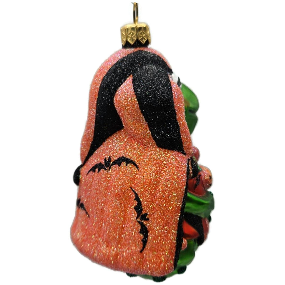Patricia Breen Yorick Frog Halloween Orange Pumpkins Christmas Ornament 20467