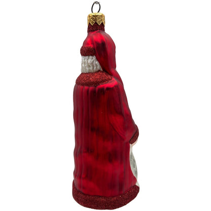 Patricia Breen Gift of the Season Red Gold Santa Claus Christmas Ornament 98146