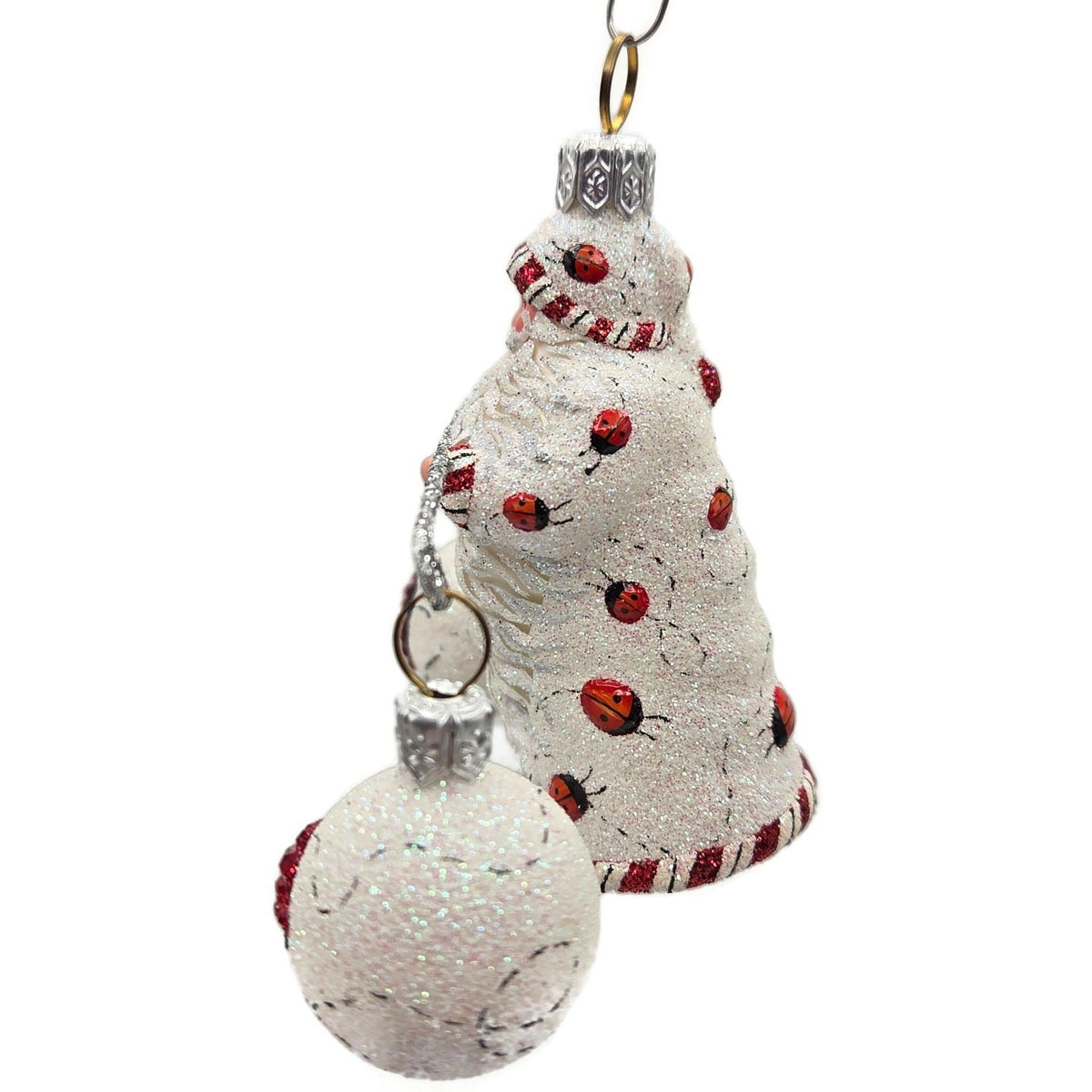 Patricia Breen Balance Ladybugs White Red Spring Christmas Ornament CATZ 27028