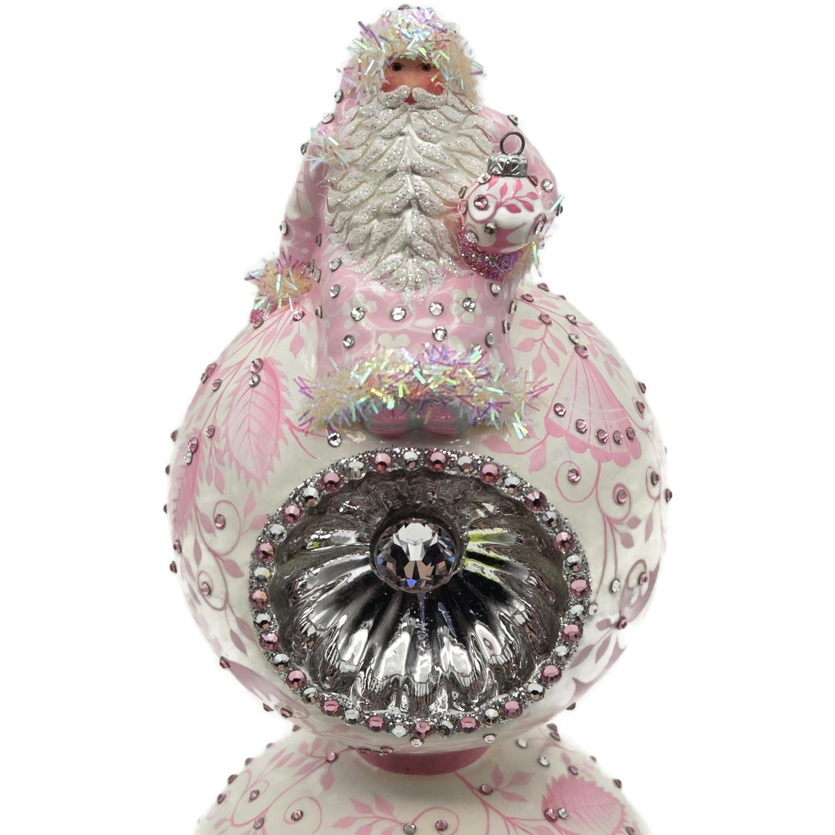 Patricia Breen Summit Finial Chinoiserie Pink Spring Christmas Tree Topper 313315