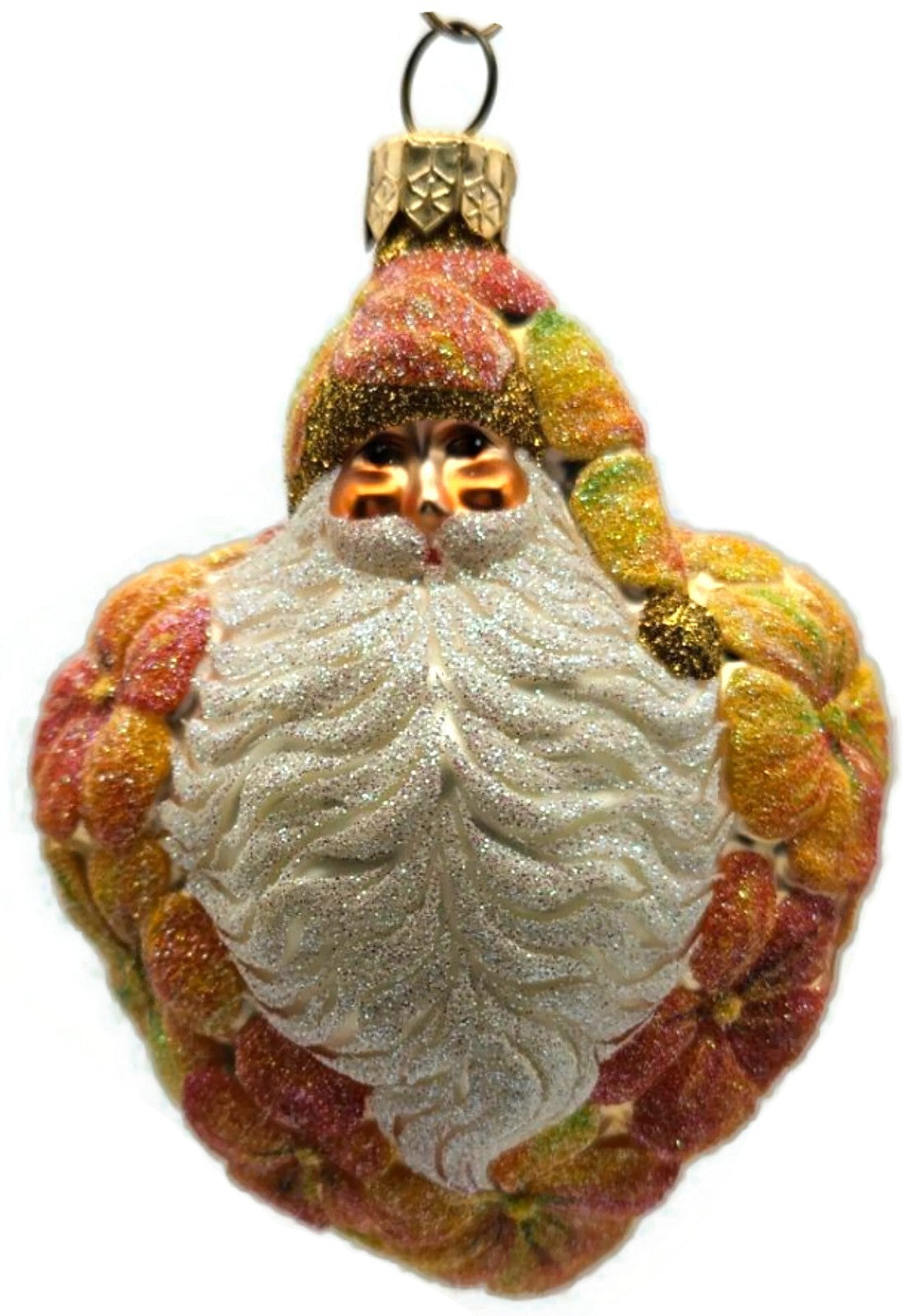 Patricia Breen Heart for Henry Nasturtium Orange Claus Spring Ornament 24150