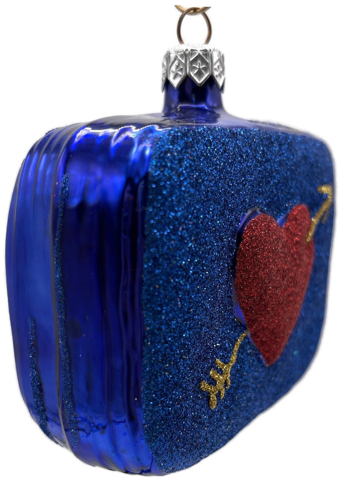 Patricia Breen To My Sweet Blue Shiny Back Valentines Christmas Ornament 97482