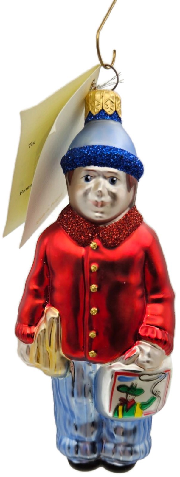 Patricia Breen Henrys First Day Of School Red Signed Christmas Ornament 97193