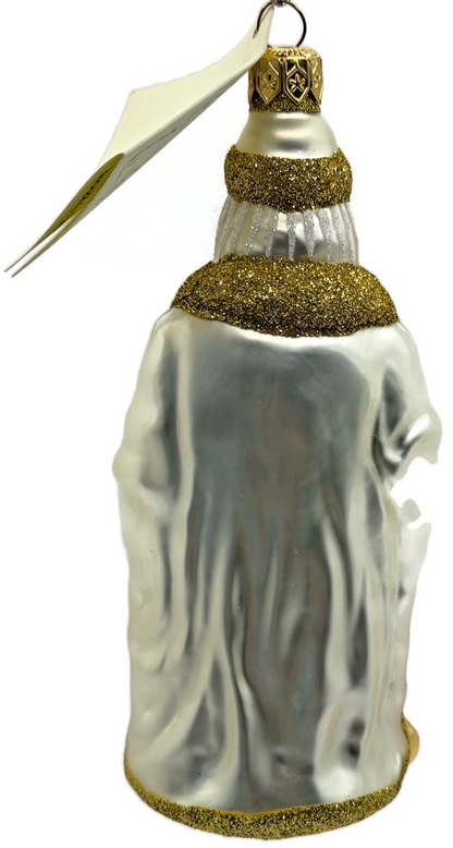 Patricia Breen Making His List Pearl Gold Santa Claus Christmas Ornament 96333
