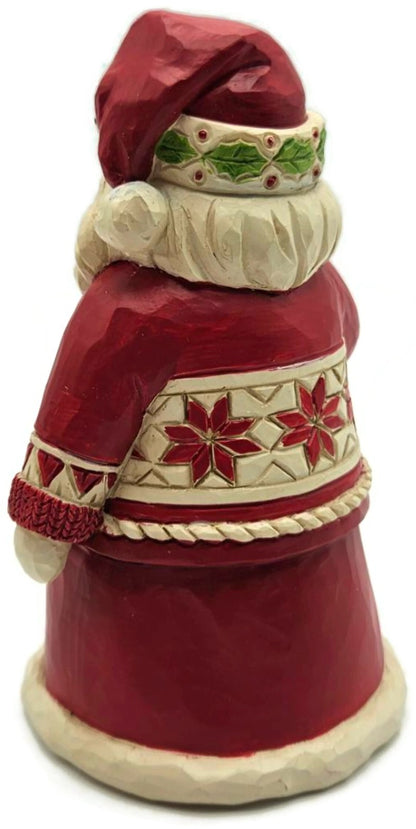 Jim Shore Nordic Holly Berry Noel Santa Red Pint Sized Christmas Decor Figurine5
